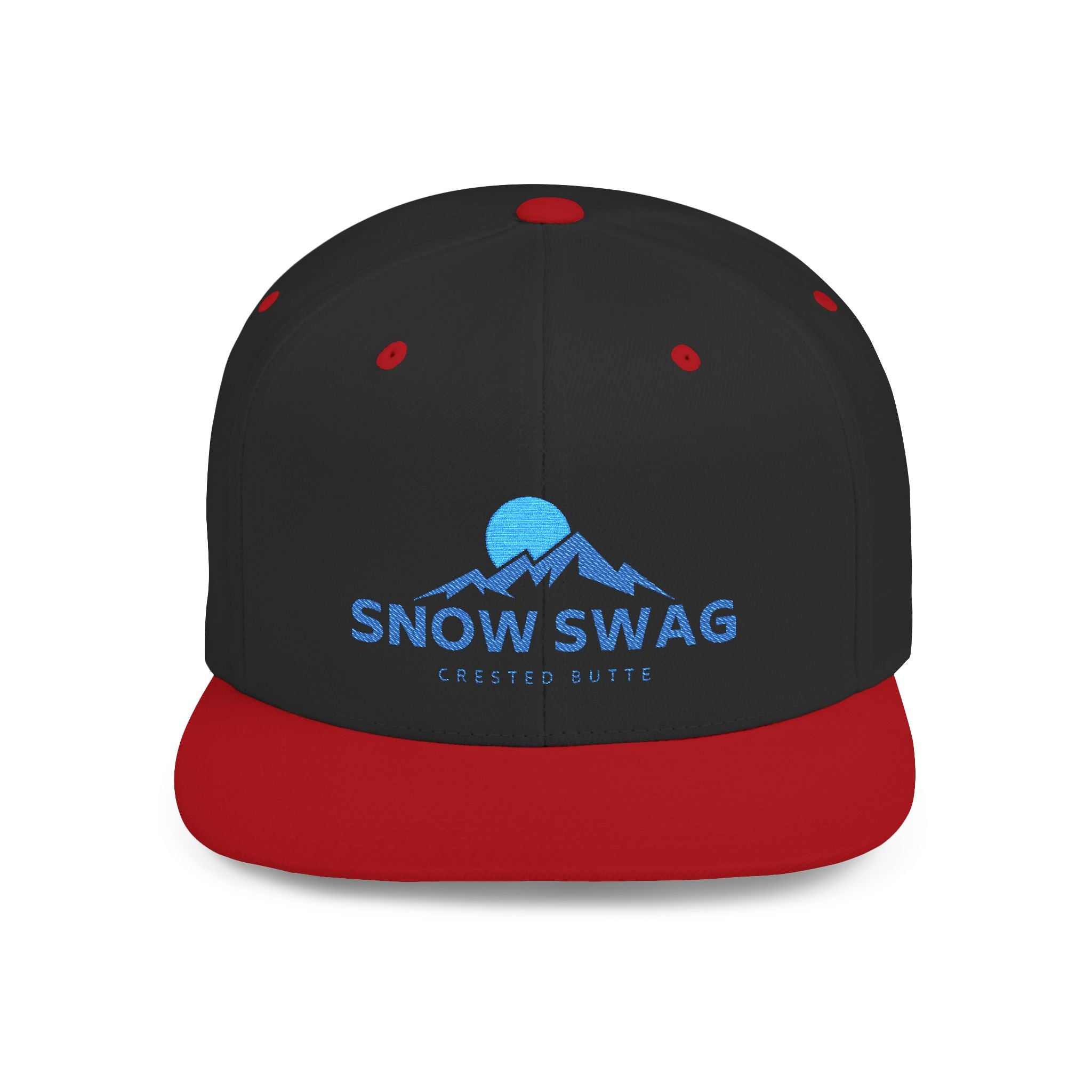 Snow Swag Flat Bill Snapback Cap