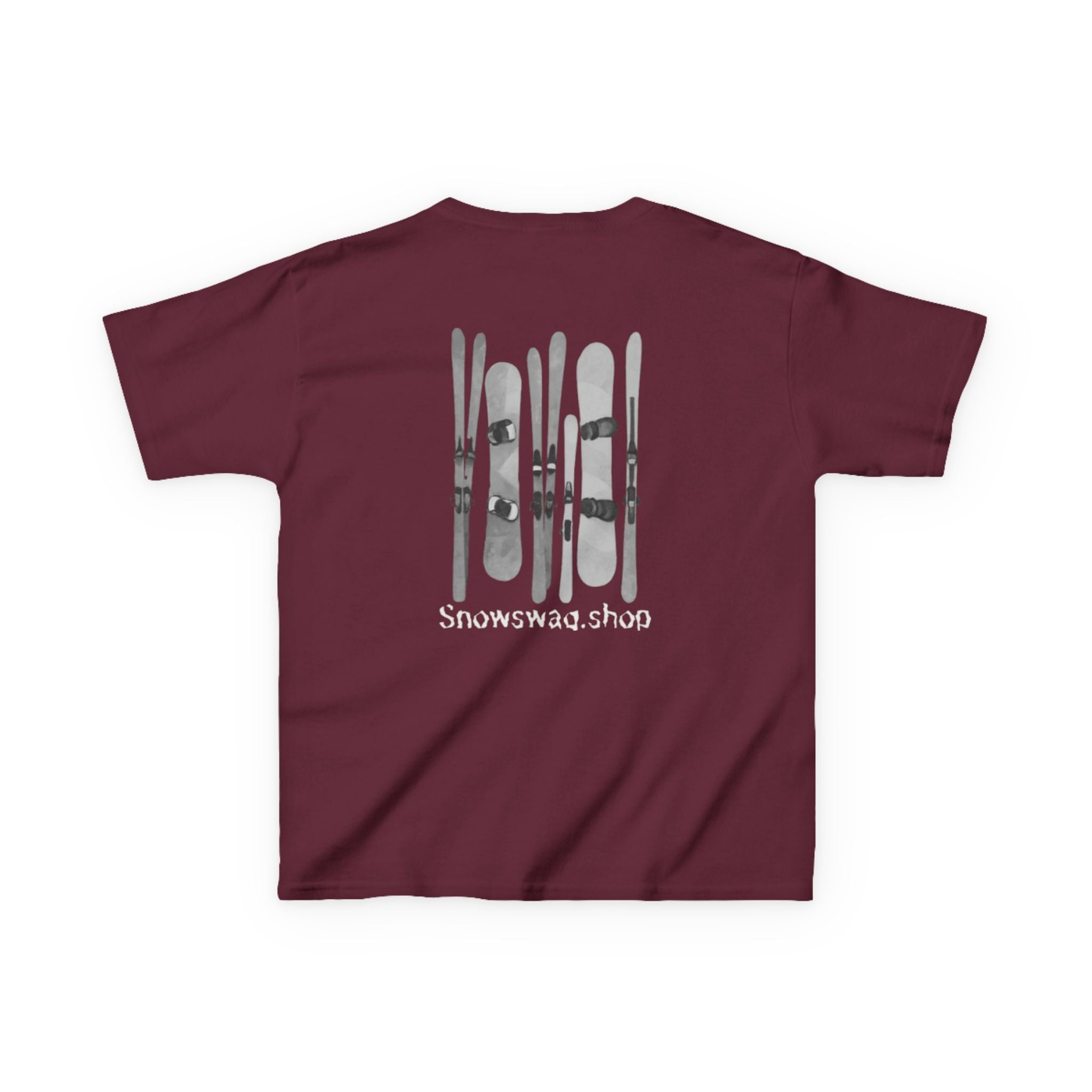 Snow Swag Ski Kids T-Shirt - WINTER DROP Unisex