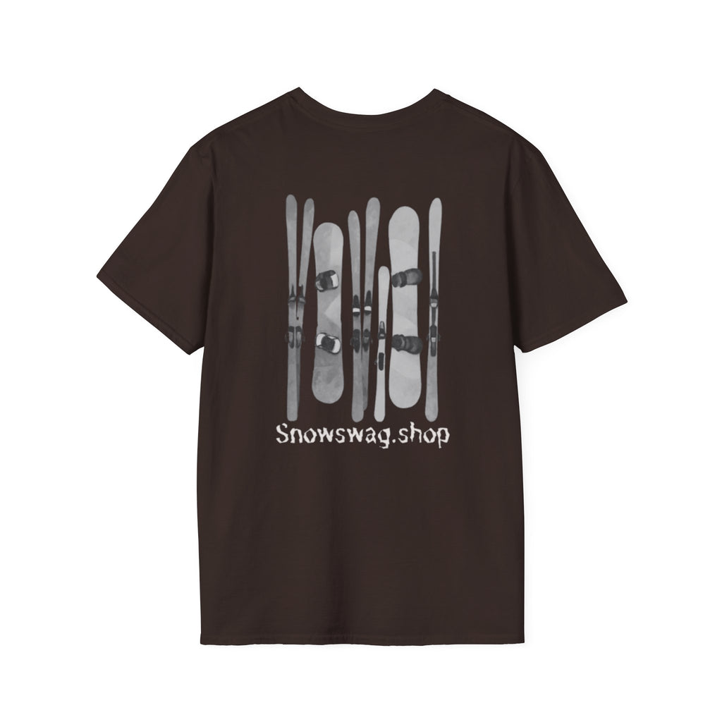 Snow Swag Ski Adult T-Shirt — Unisex