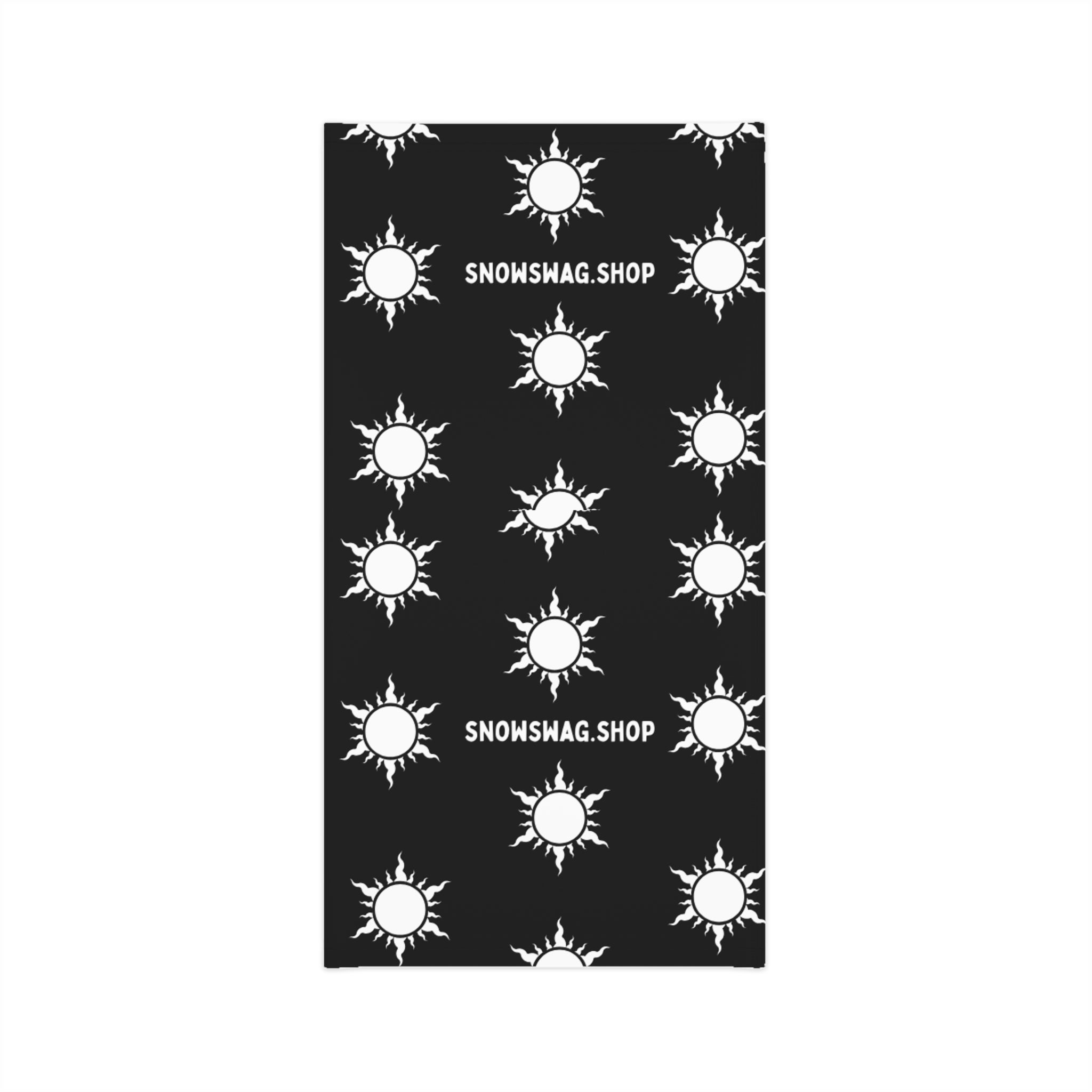 Snow Swag Black Buff - WINTER DROP