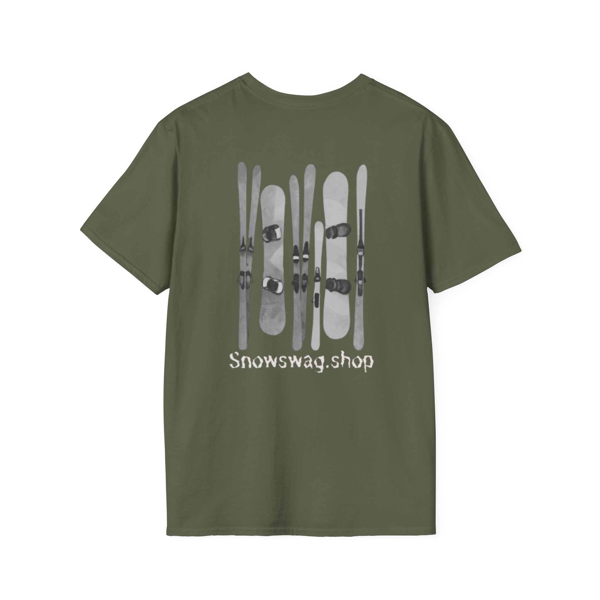 Snow Swag Ski Adult T-Shirt — Unisex