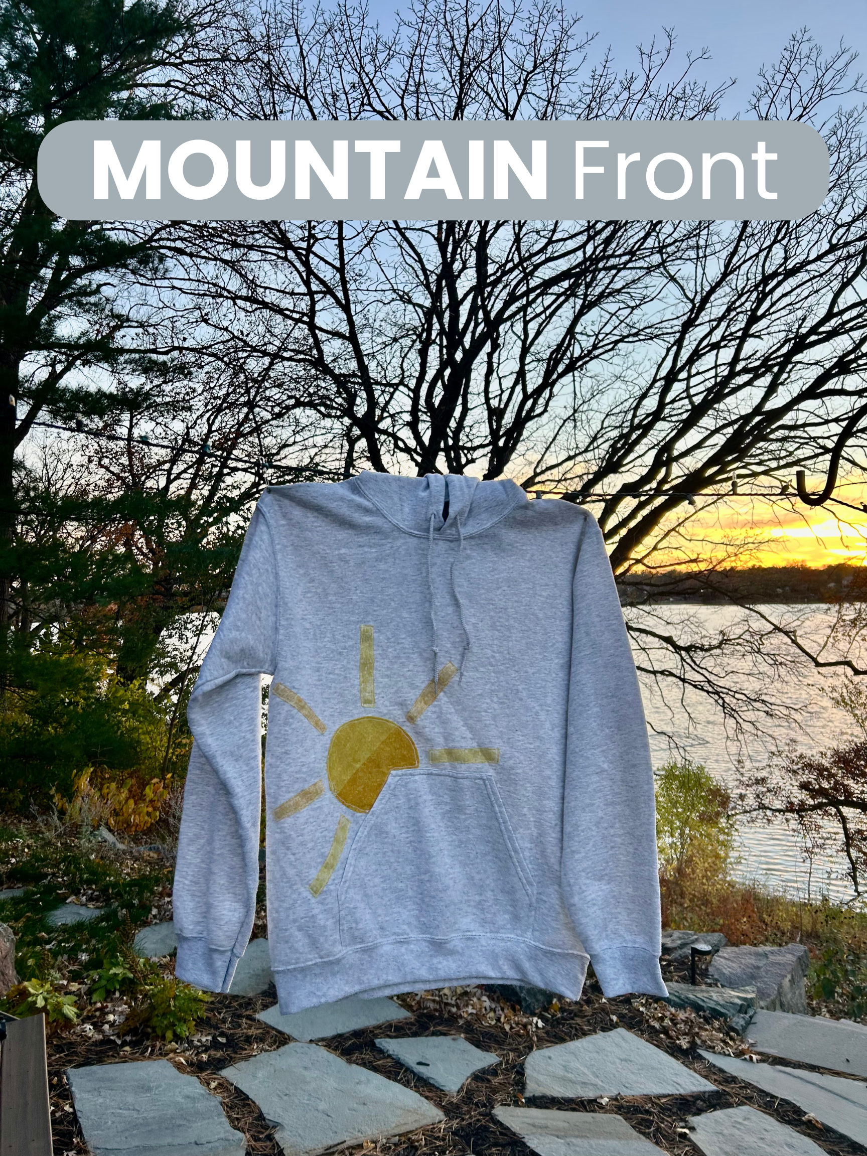 Snow Swag Adult Hoodie With Sewn Designs - Unisex