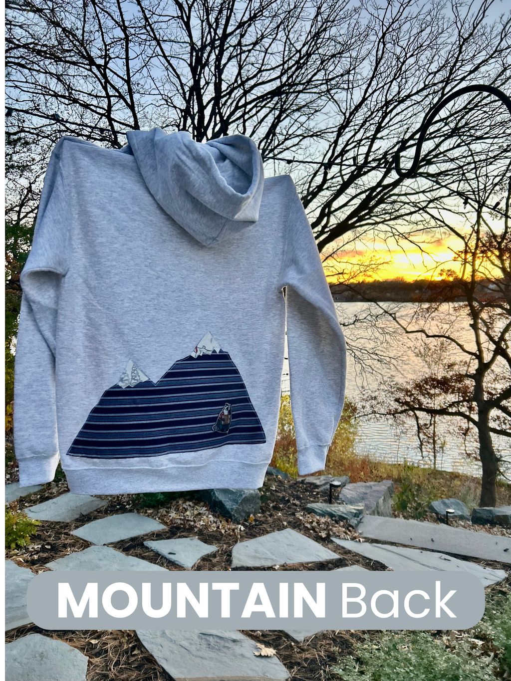 Snow Swag Adult Hoodie With Sewn Designs - Unisex