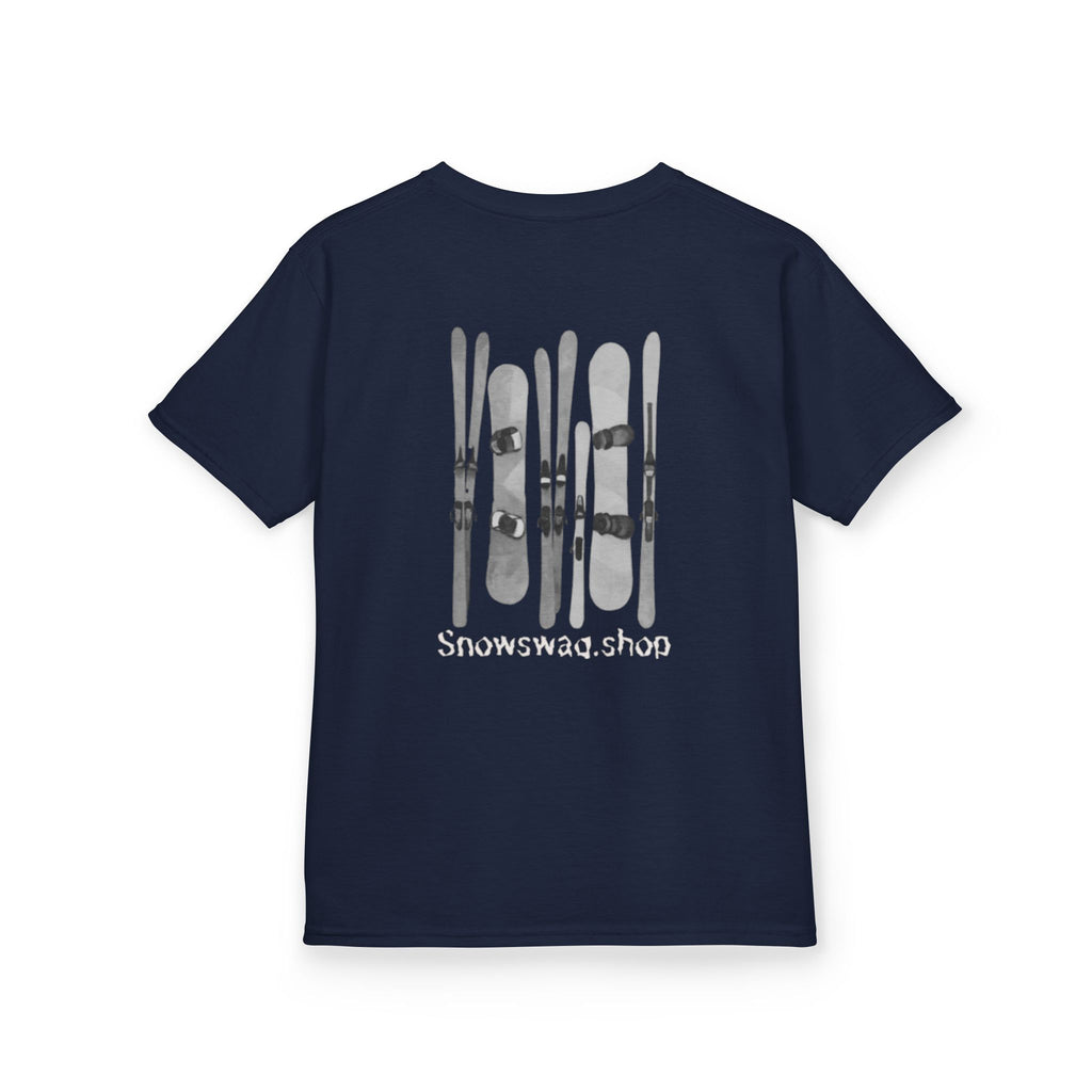 Snow Swag Ski Kids T-Shirt - WINTER DROP Unisex