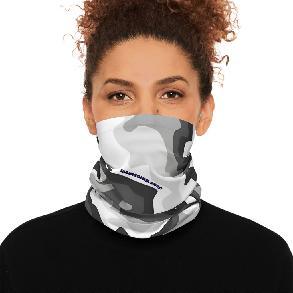 Snow Swag White Camo Buff