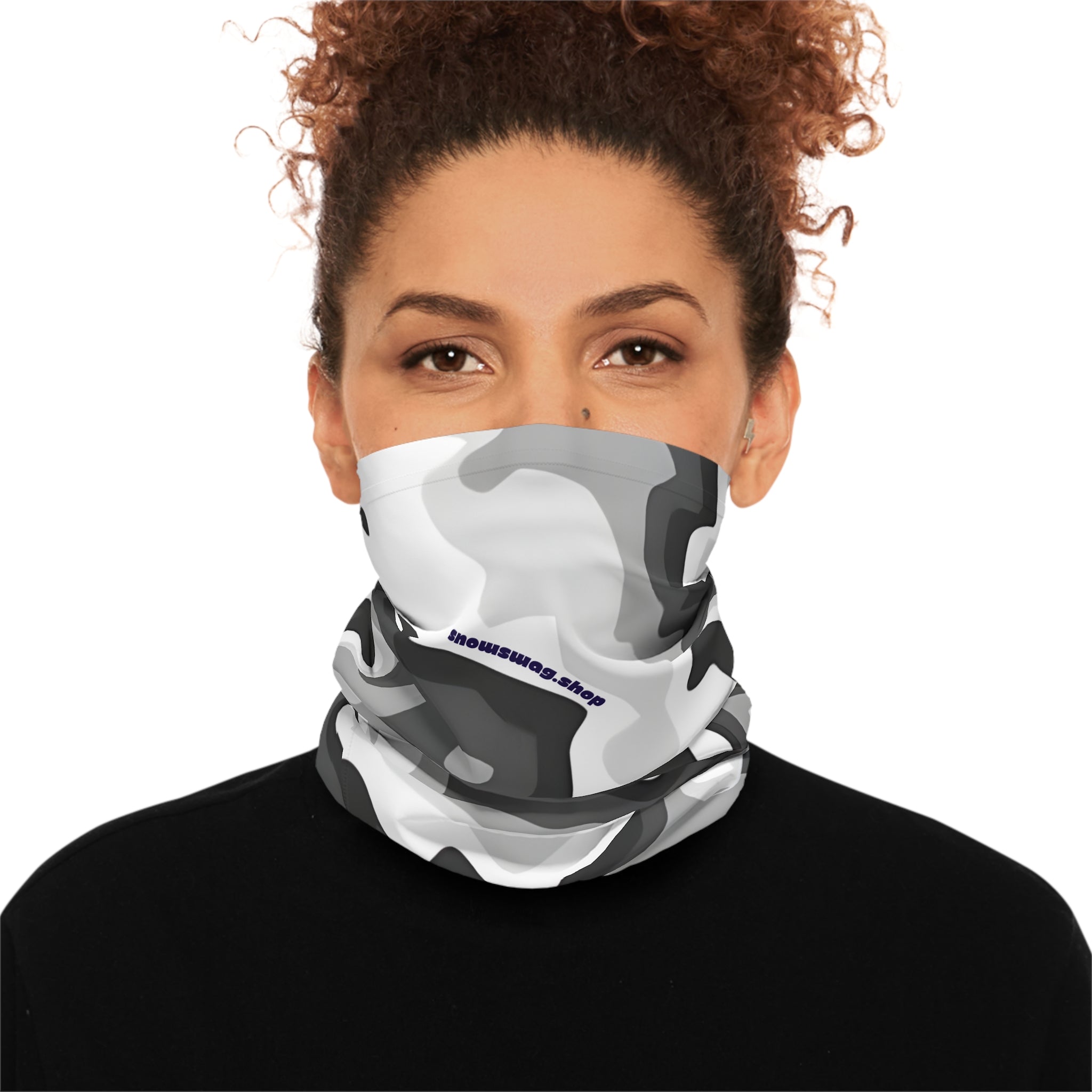 Snow Swag White Camo Buff