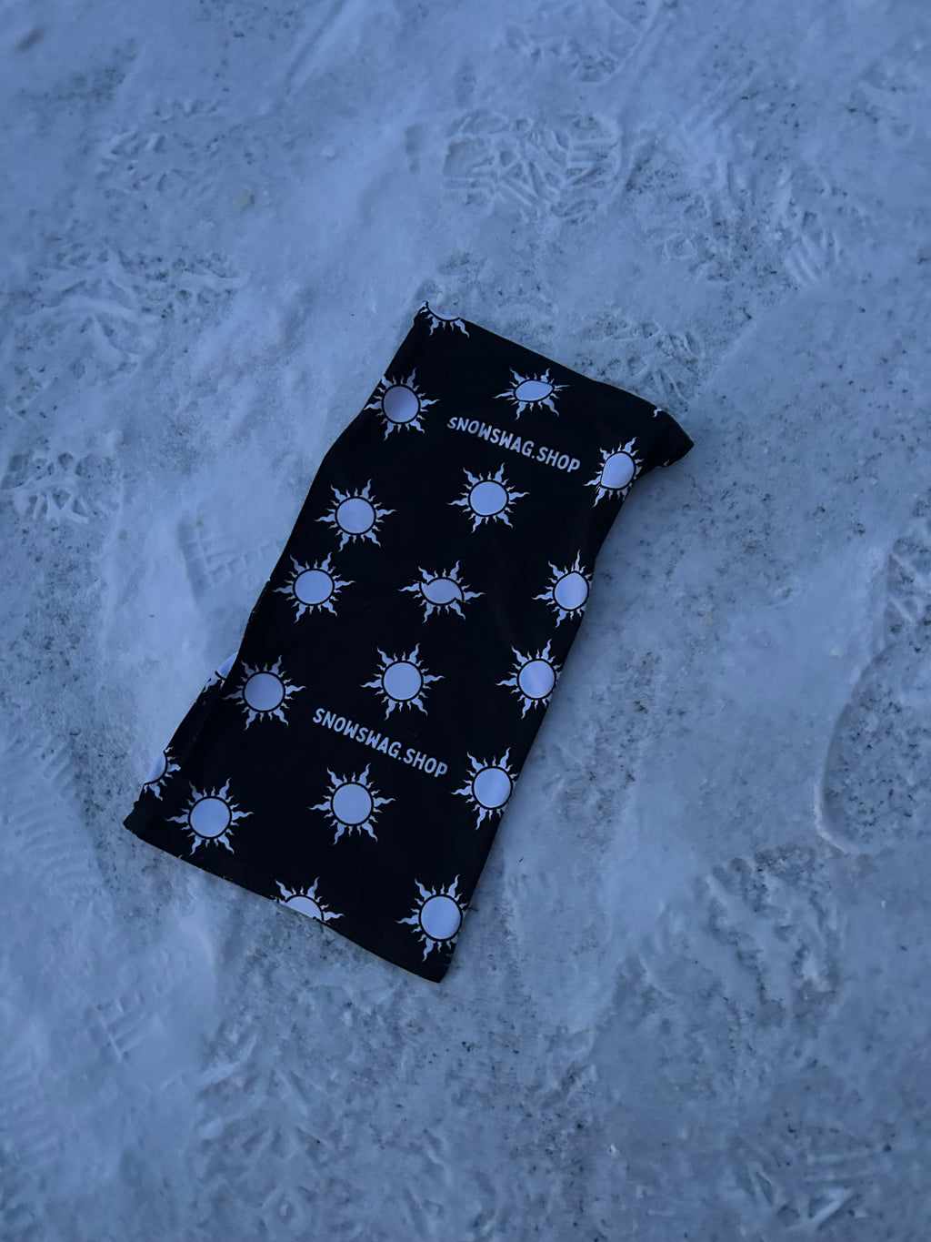 Snow Swag Black Buff - WINTER DROP