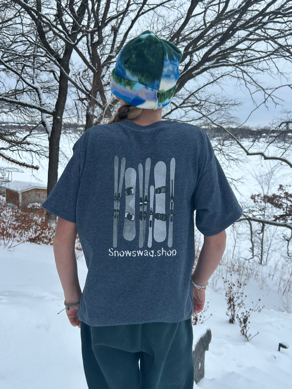 Snow Swag Ski Kids T-Shirt - WINTER DROP Unisex